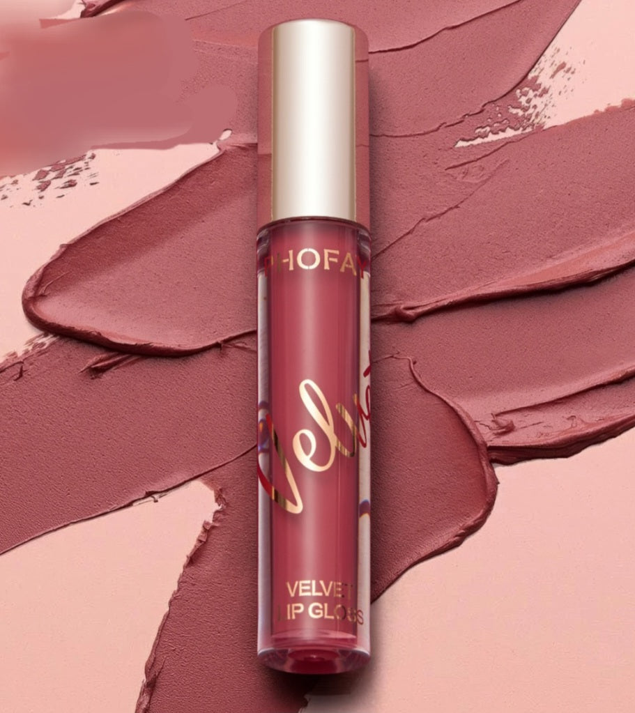 Complete Set PHOFAY Velvet Lip Gloss 8pcs Set