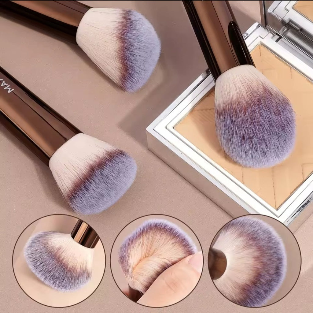 MAANGE 13pcs Premium Makeup Brush Set: For Foundation, Eyeshadow, Powder,  brushes with 2pcs Air Cushion Puffs kit