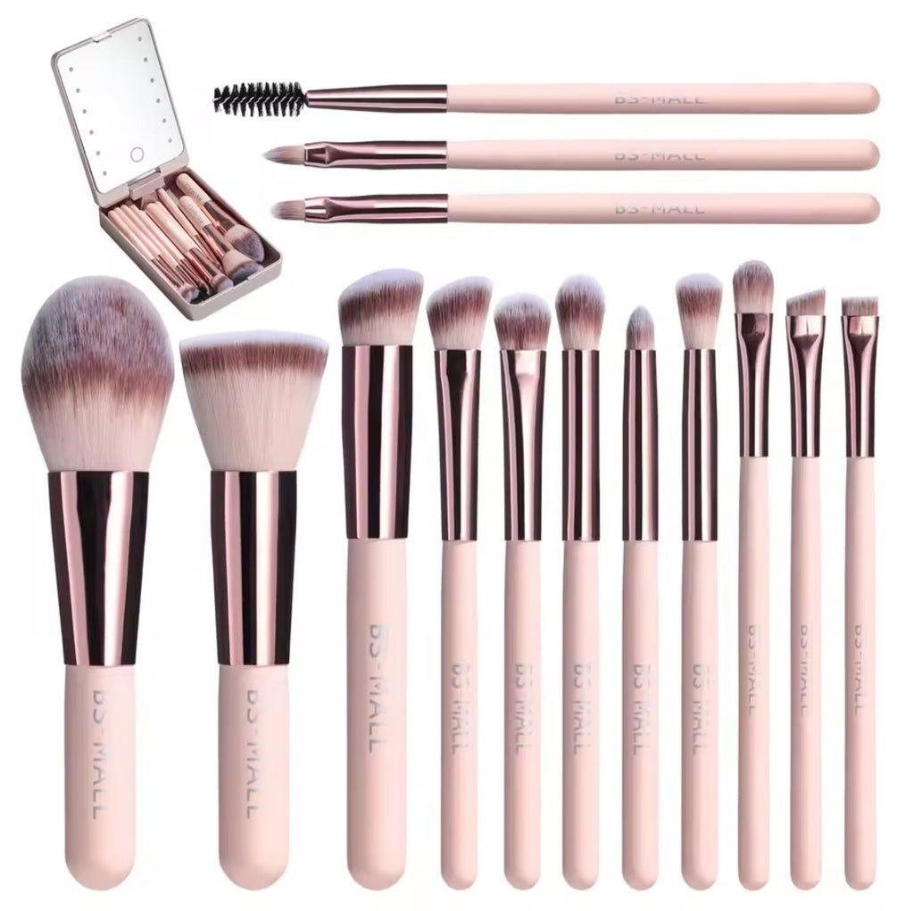 Makeup Brushes Led Lightup Case